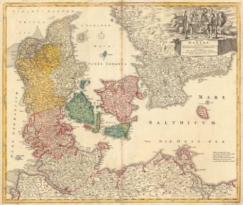 Denmark | Scandinavia | Europe | Antique Maps | Bergbook