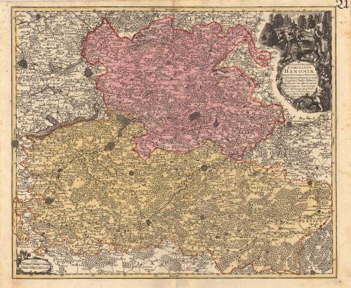 Accurata Delineat. Antique Accurata Delineat. Comitatus Hanoniae Belgii Austriaci Provinc. in Dition: et Praefect: suas singulari studio distincti quam aeri incidit et excudit ...