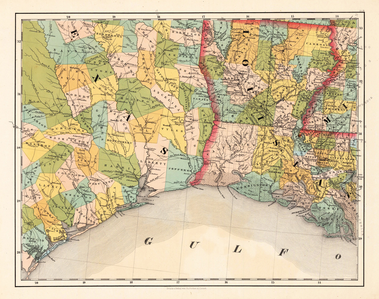 24692 Smith, J. Calvin Louisiana, Texas No 13 Bergbook