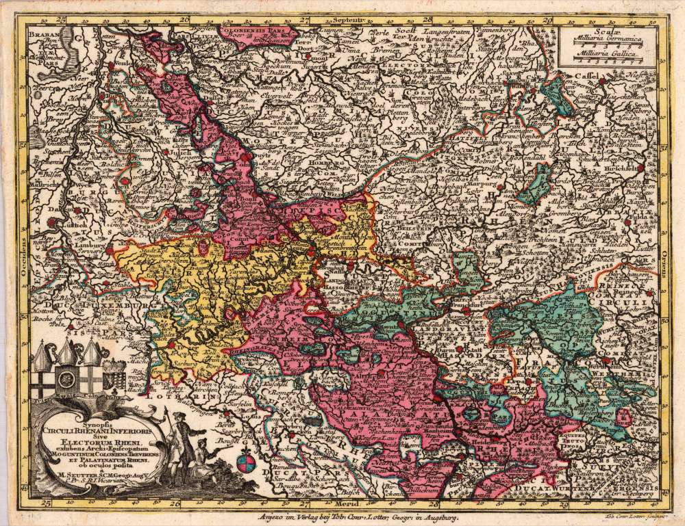 Rheinland-Pfalz | Germany | Europe | Antique Maps | Bergbook