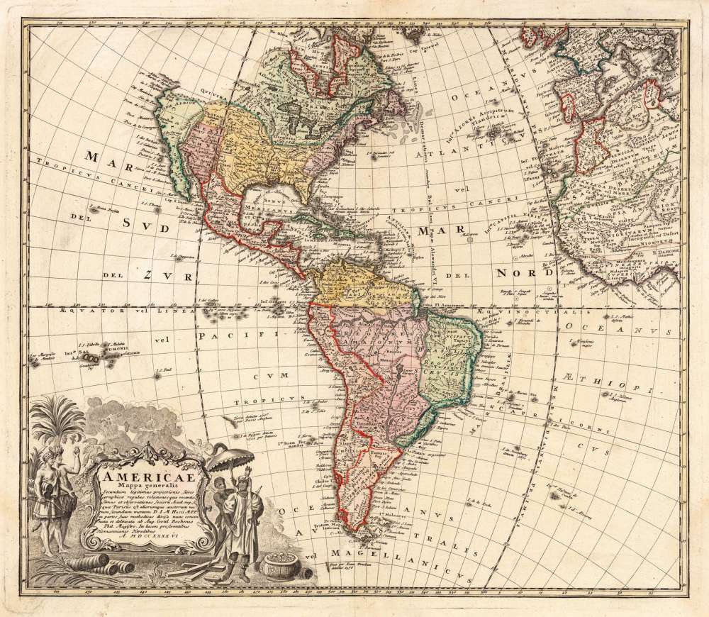 America | Americas | Antique Maps | Bergbook