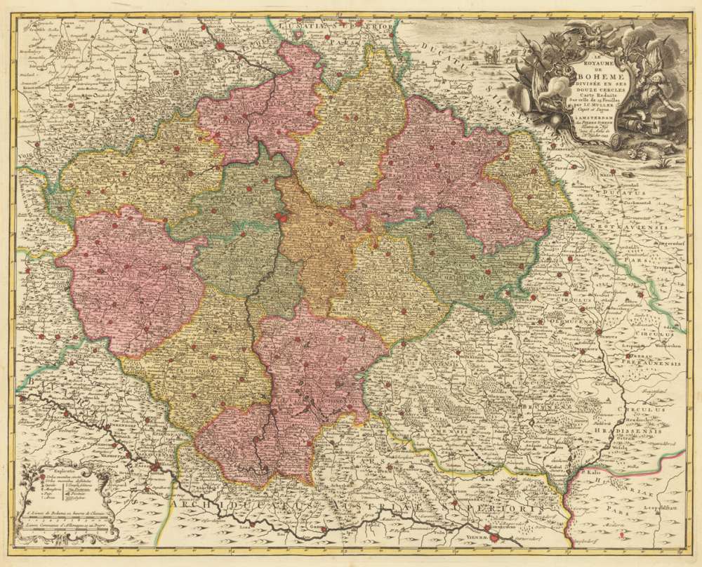 Czech Republic (Bohemia and Moravia) | Europe | Antique Maps | Bergbook