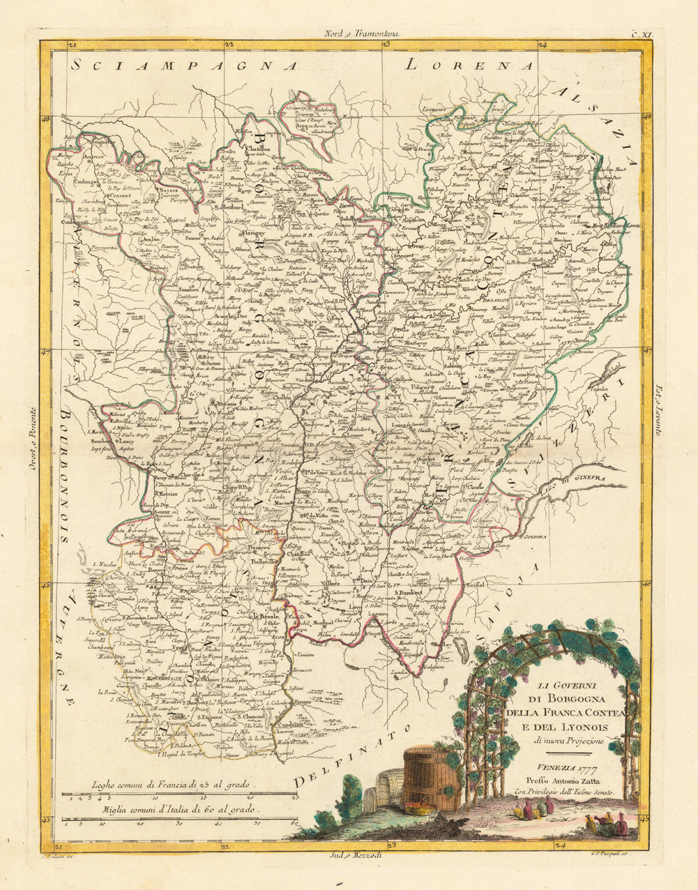 16829 Zatta, Antonio Li Governi Di Della Franca Contea e