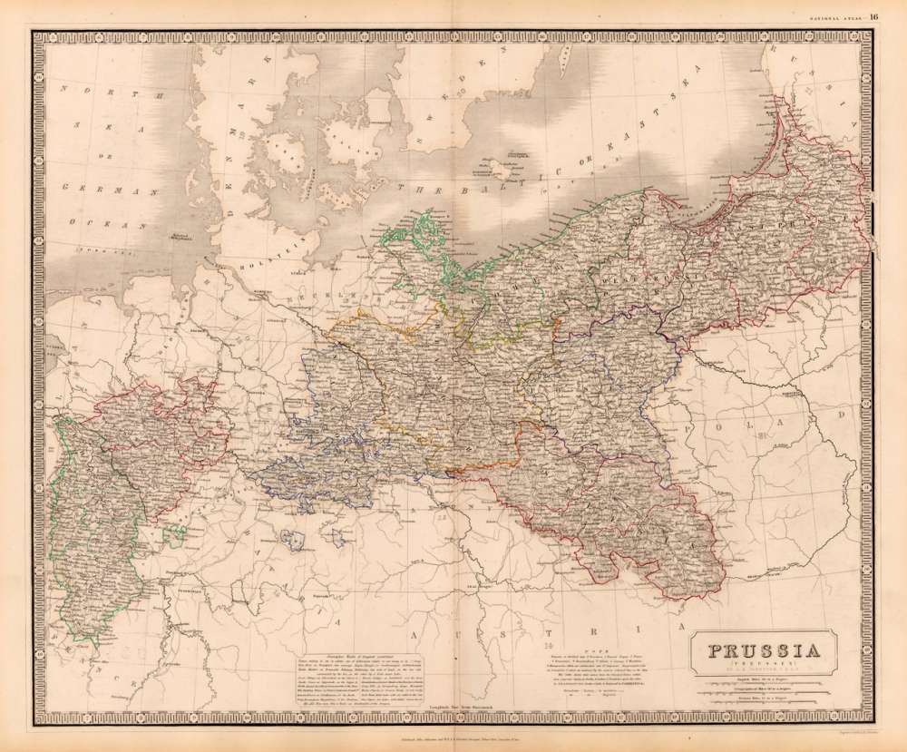 Antique maps of Prussia and Pomerania historic sea charts - index of ...